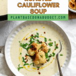 pin for Roasted Cauliflower Soup