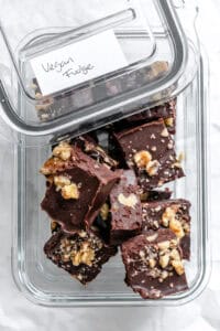 Vegan Fudge [Easy Microwave Fudge] - Plant-Based on a Budget