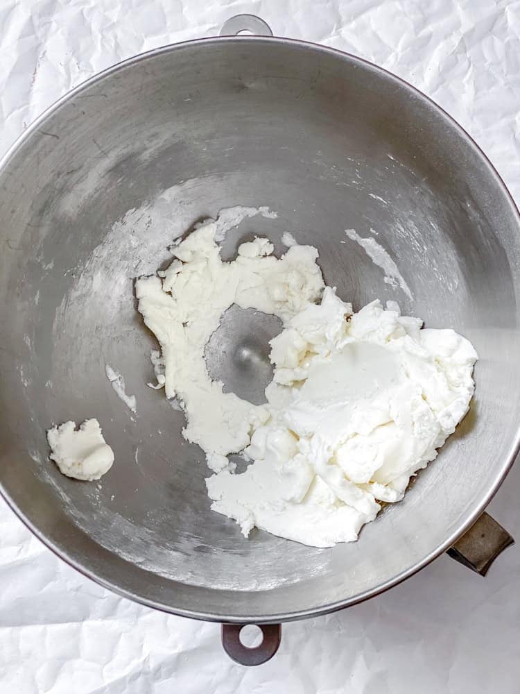 process shot showing ingredients in a bowl