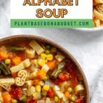 pin for Alphabet Soup Recipe