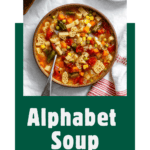 pin for Alphabet Soup Recipe
