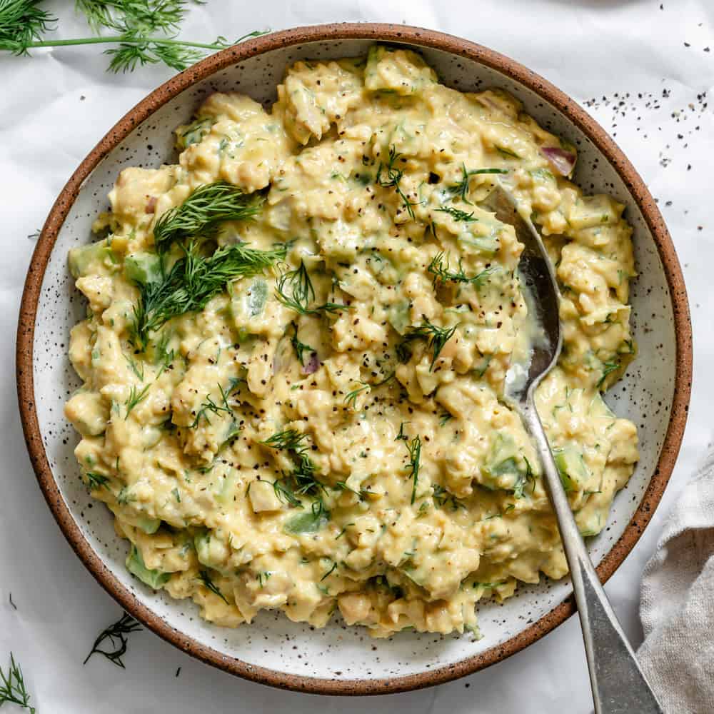Kichererbsensalat mit Curry