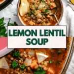 pin for Lemon Lentil Soup