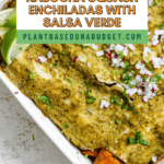 pin for Butternut Squash Enchiladas Verdes [or Kabocha, Pumpkin]