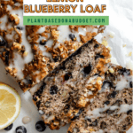 pin for Vegan Lemon Blueberry Loaf