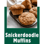 Pin for Snickerdoodle Muffins (Egg-Free).