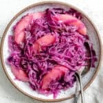 completed German Red Cabbage (Rotkohl) in a bowl
