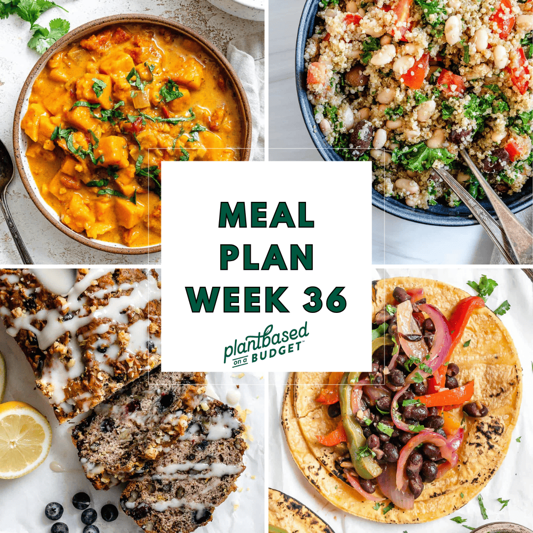 graphic for Week 36 Meal Plan