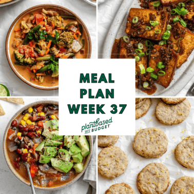 Graphic for Week 37 Meal Plan.