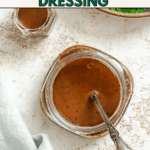 Pin for Spinach Salad Dressing.