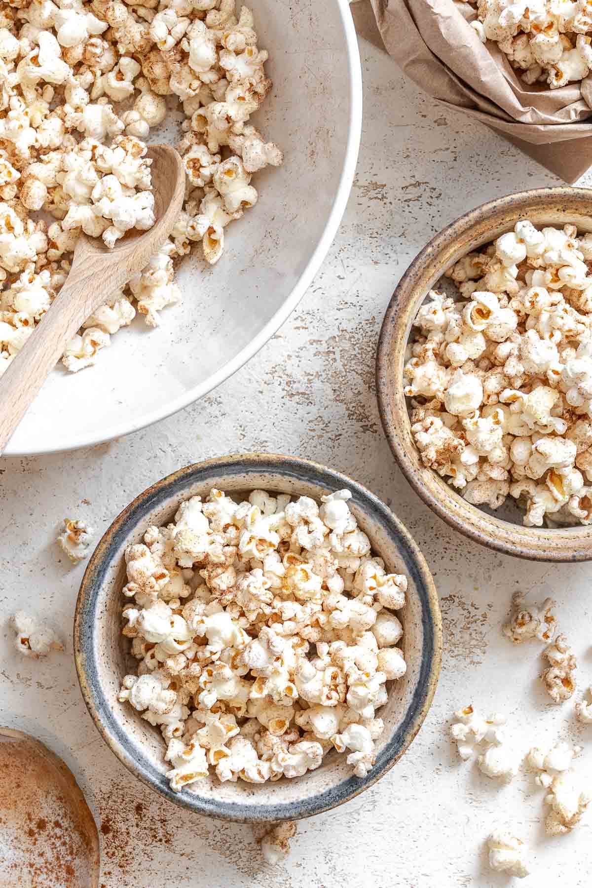 vanilla sea salt popcorn