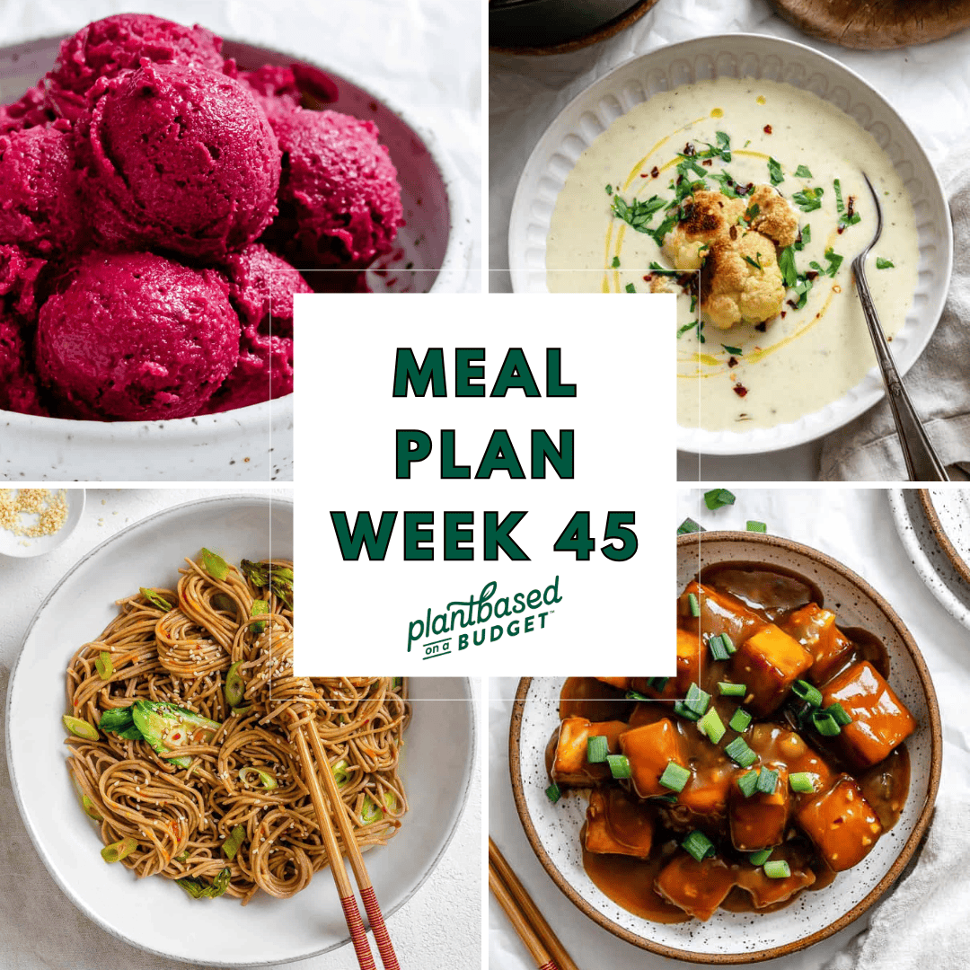 Week 45 Meal Plan