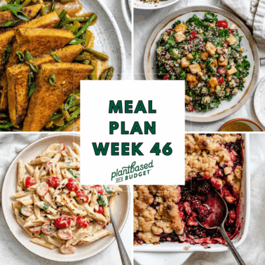 Graphic for Week 46 Meal Plan.