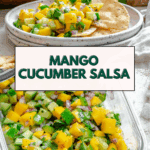 Pin for Mango Cucumber Salsa.