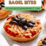 Pin for Mini Spider Pizza [Bagel Bites].