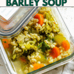Pin for Vegetable Barley Soup.
