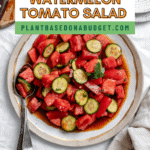 pin for Watermelon Tomato Salad