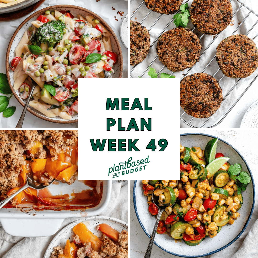 Week 49 Meal Plan