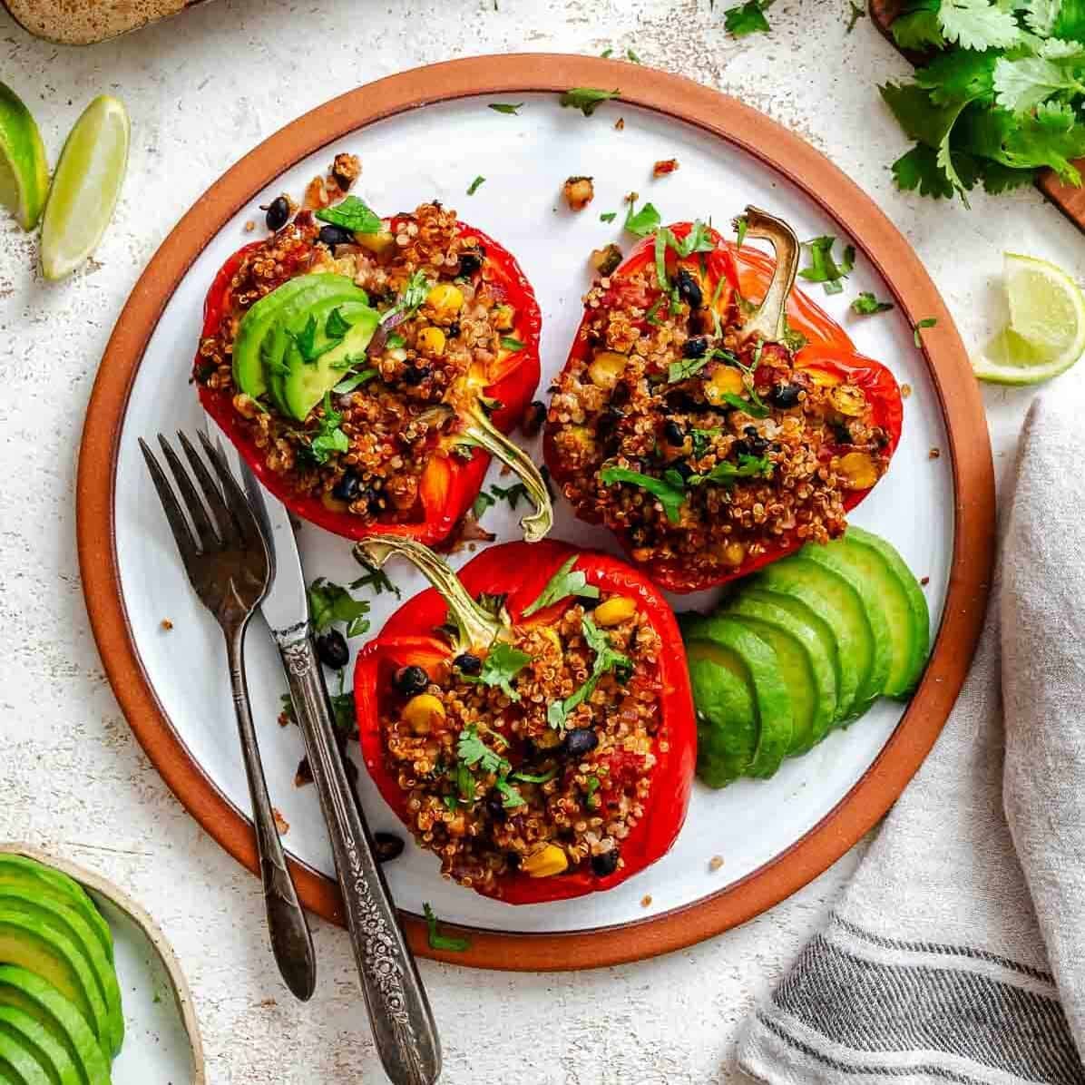 Quinoa Stuffed Bell Peppers