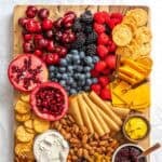 Completed Vegan Charcuterie Board (Grazing Platter).