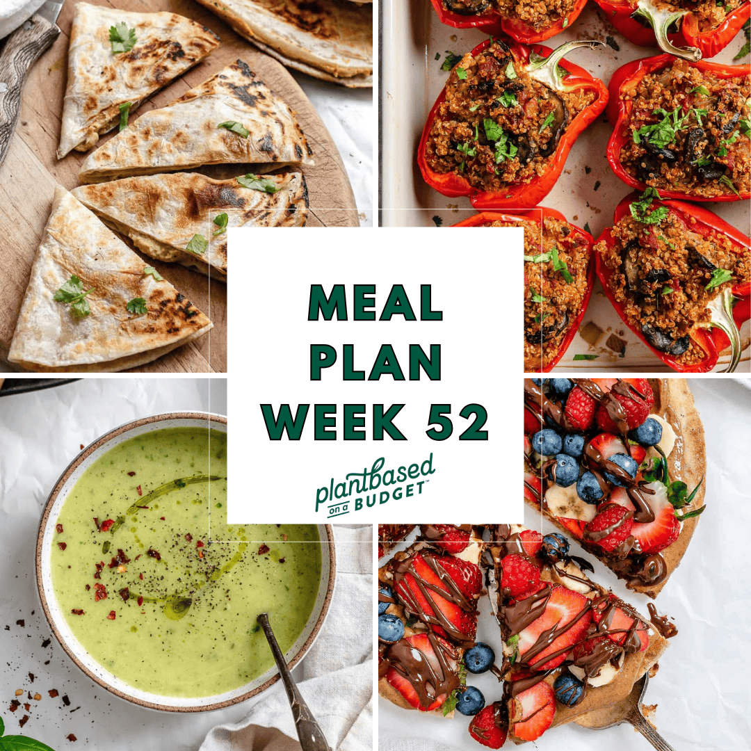 Week 52 Meal Plan