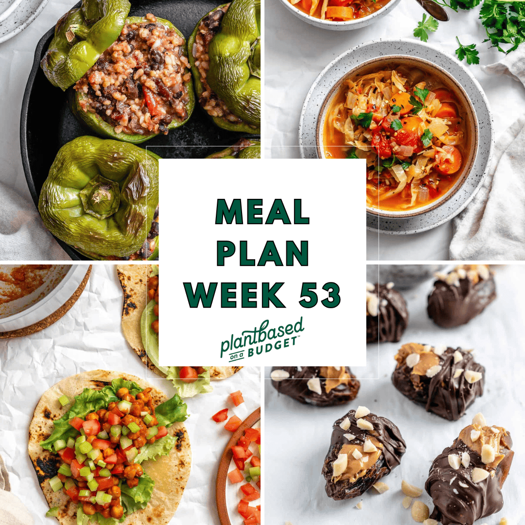 Week 53 Meal Plan