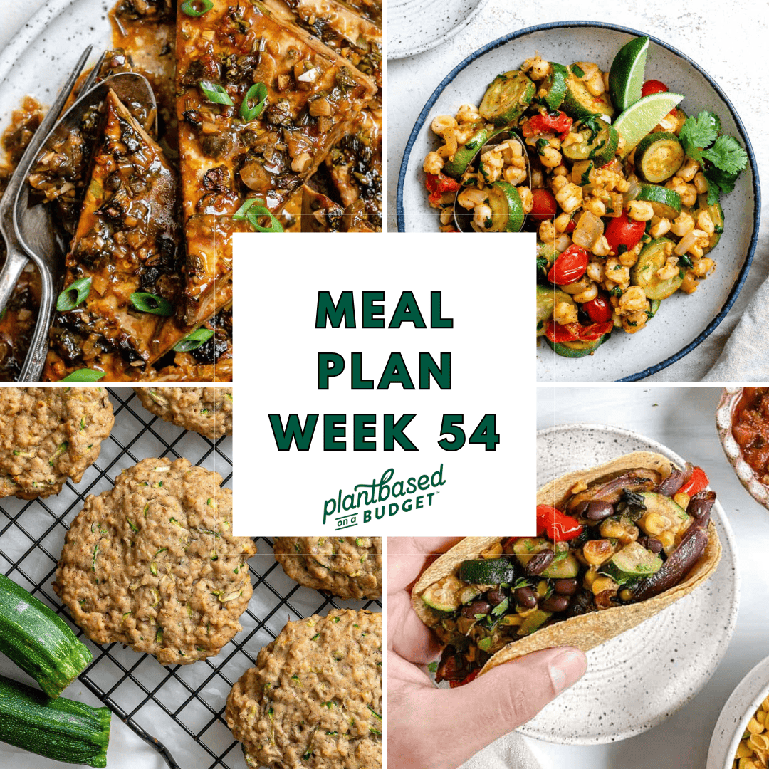 Week 54 Meal Plan