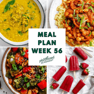 Graphic for Week 56 Meal Plan.