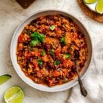 Completed Chipotle Chili Recipe in a bowl.