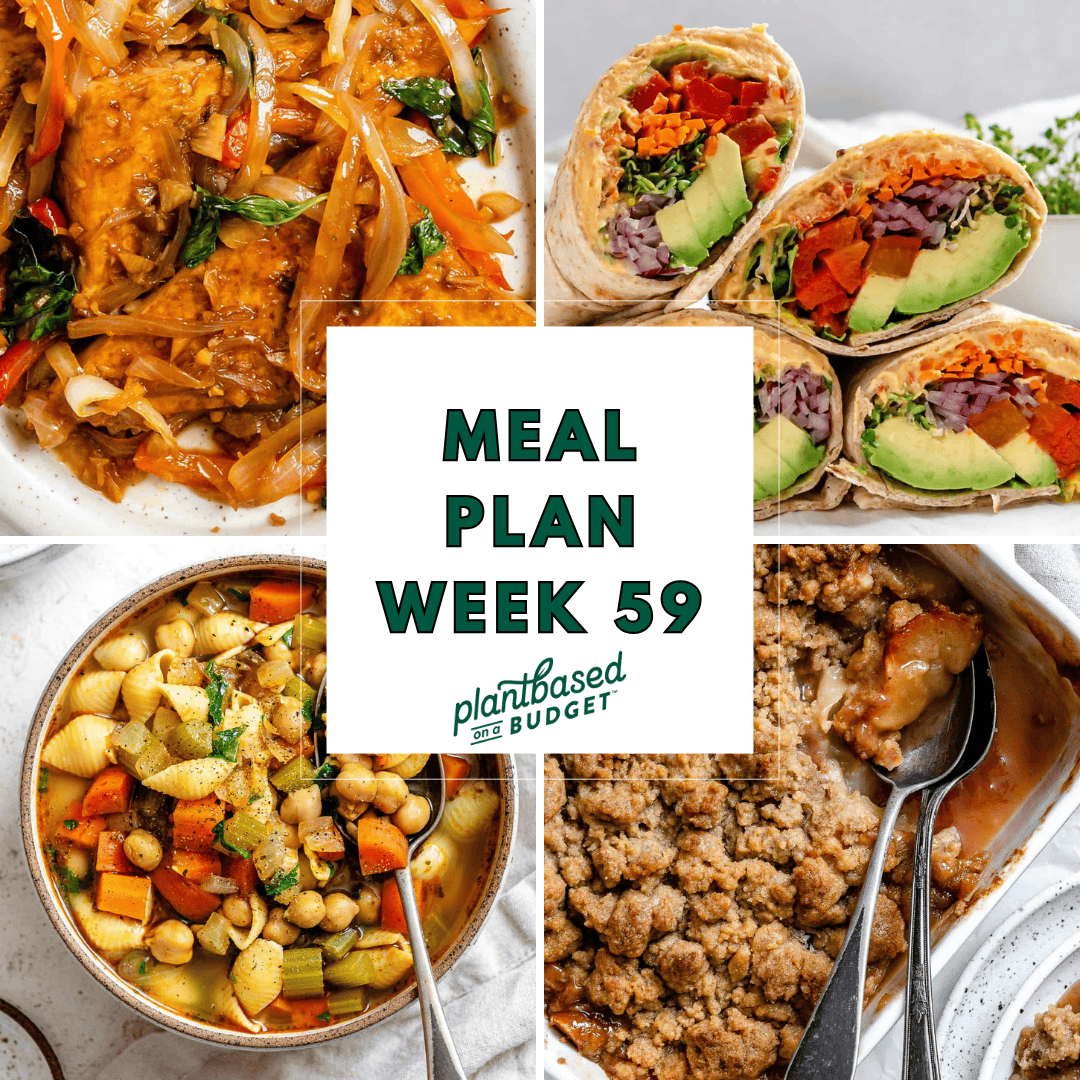 Graphic for Week 59 Meal Plan.