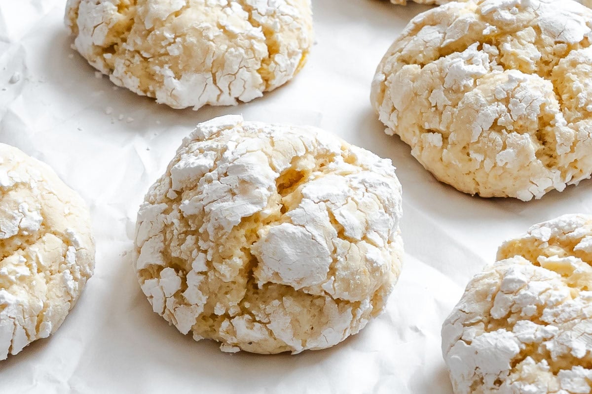 Lemon Crinkle Cookies