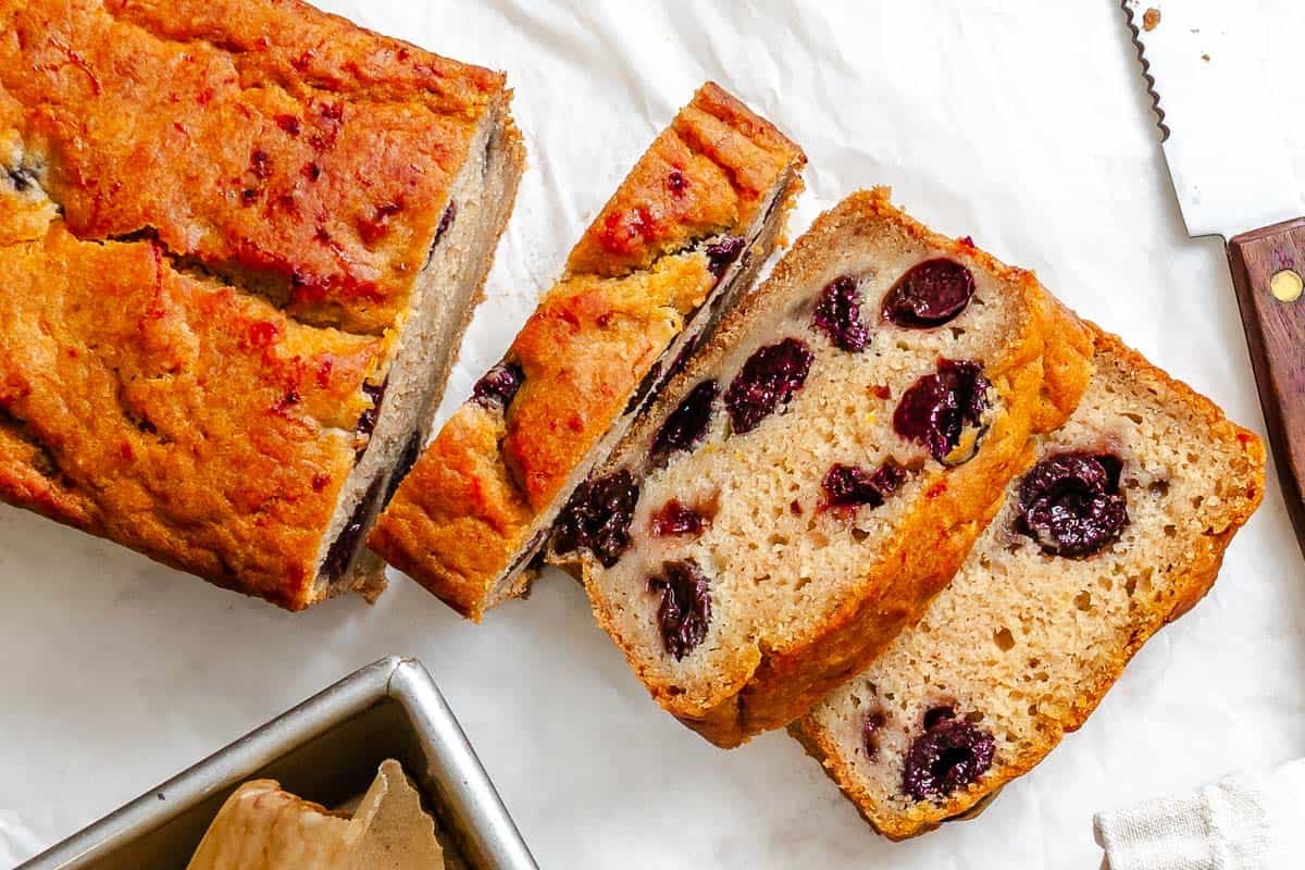 Cranberry Orange Bread (Eggless!)