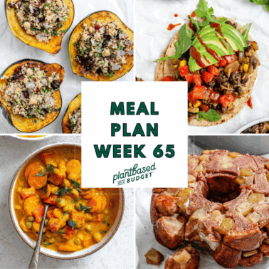 Graphic for Week 65 Meal Plan.