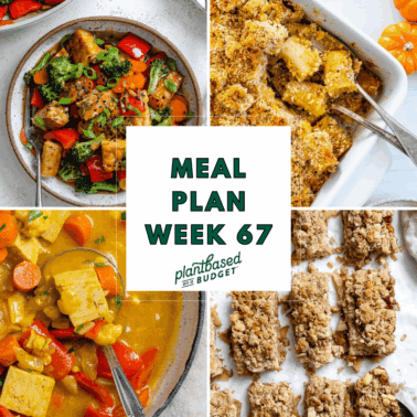 Graphic for Week 67 Meal Plan.