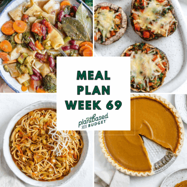Graphic for Week 69 Meal Plan.