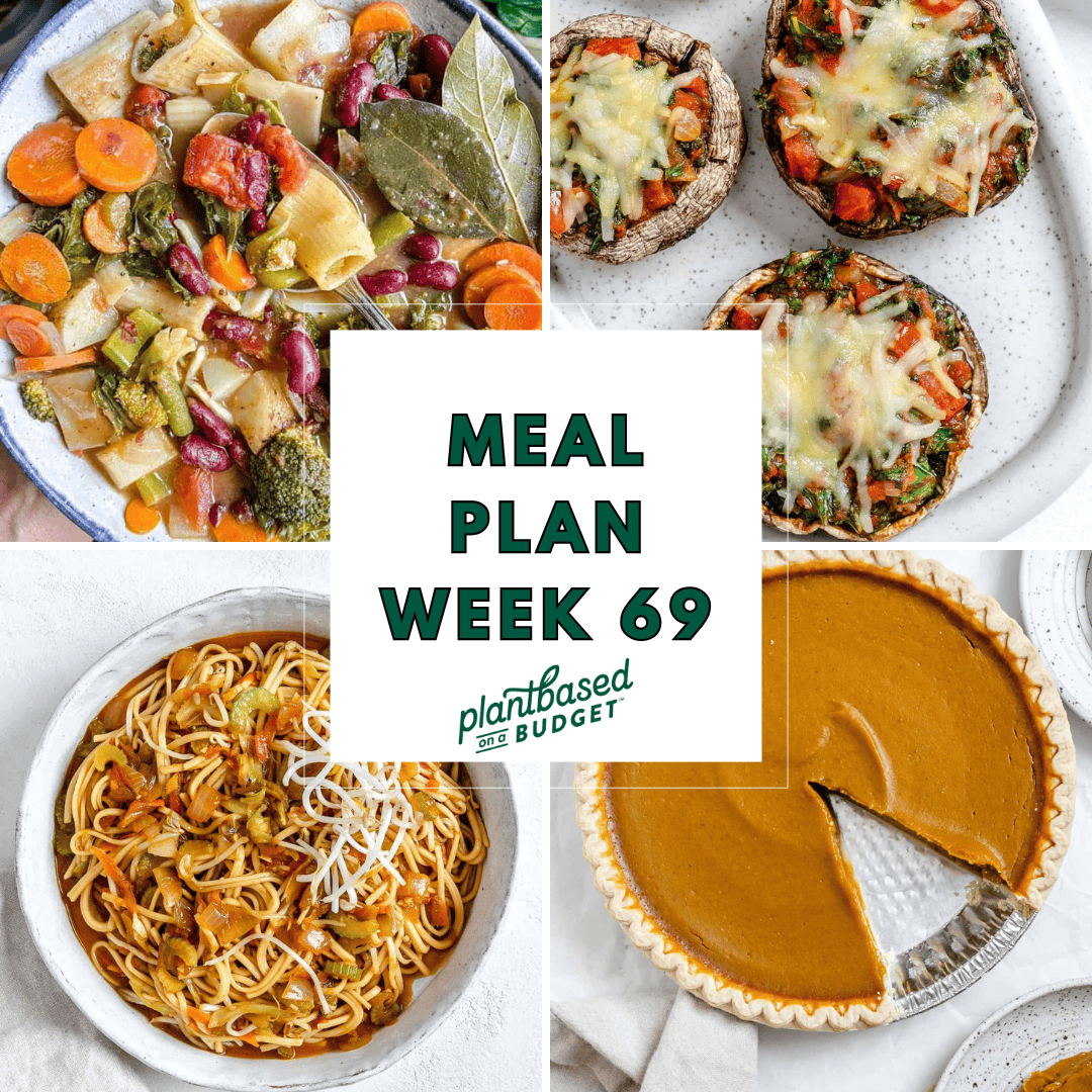 Graphic for Week 69 Meal Plan.
