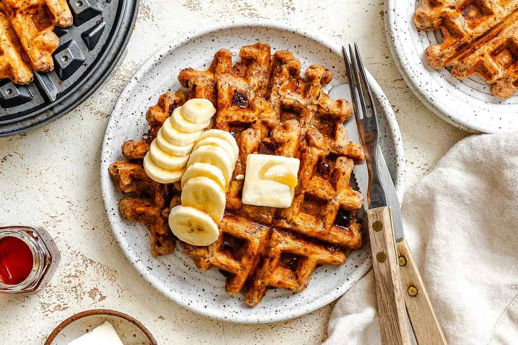 Vegan Banana Waffles