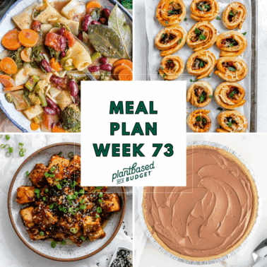 Graphic for Week 73 Meal Plan.