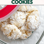 Pin for Lemon Crinkle Cookies.