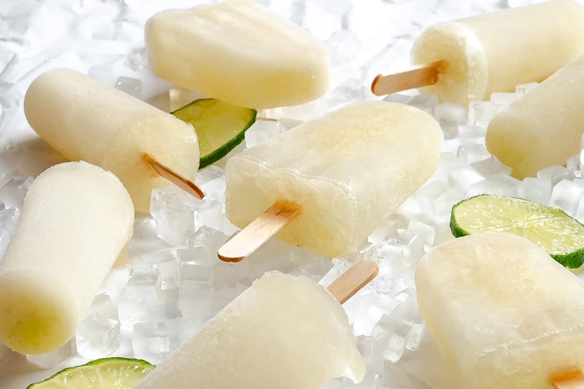 Easy Lime Popsicles