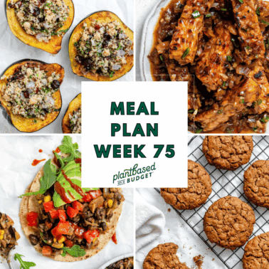 Graphic for Week 75 Meal Plan.