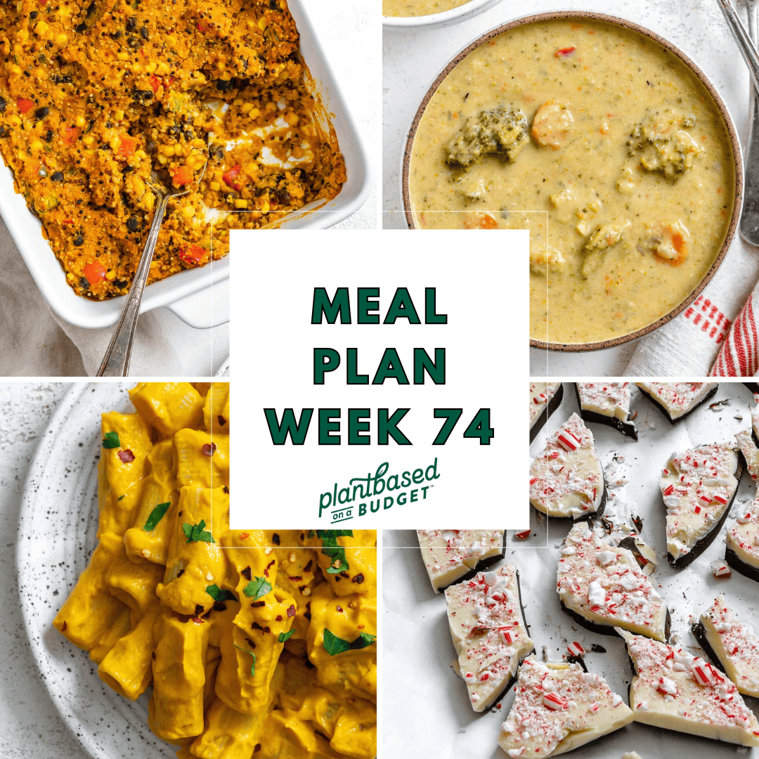 Graphic for Week 74 Meal Plan.