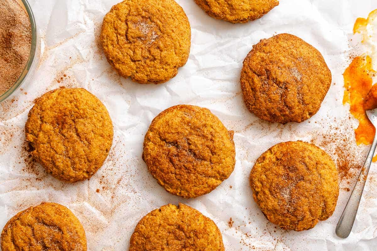 Tasty Pumpkin Snickerdoodles