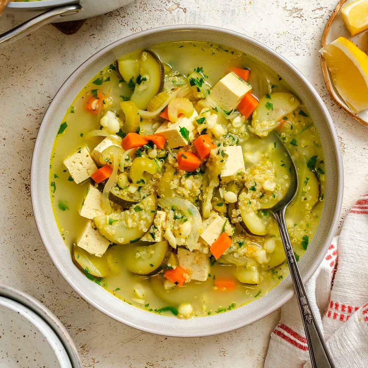 Vegetable Hominy Soup