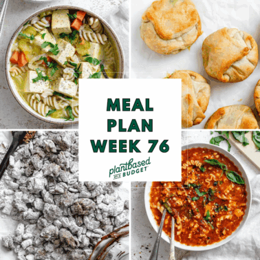 Graphic for Week 76 Meal Plan.