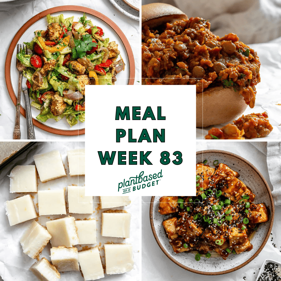 Graphic for Week 83 Meal Plan.