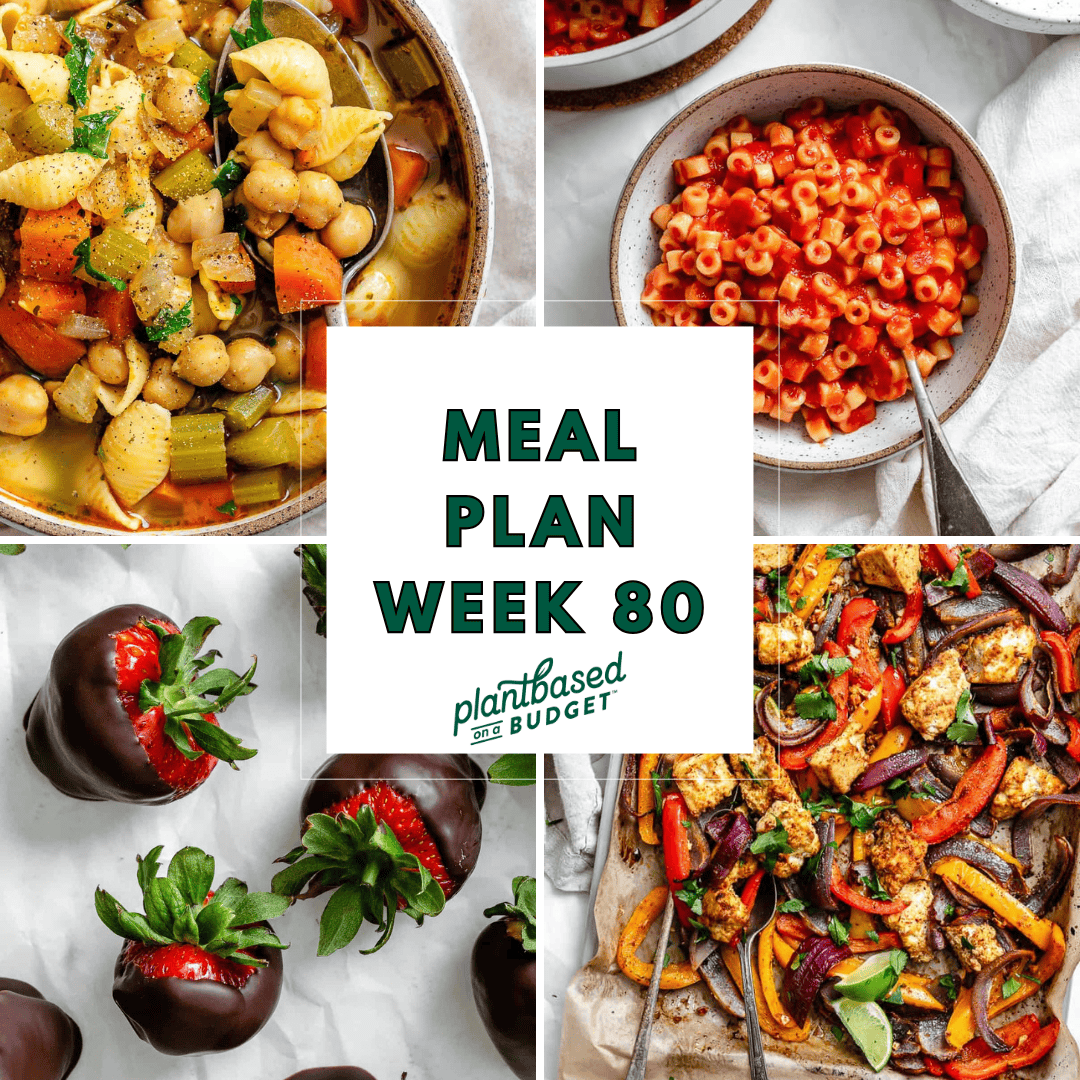 Graphic for Week 80 Meal Plan.
