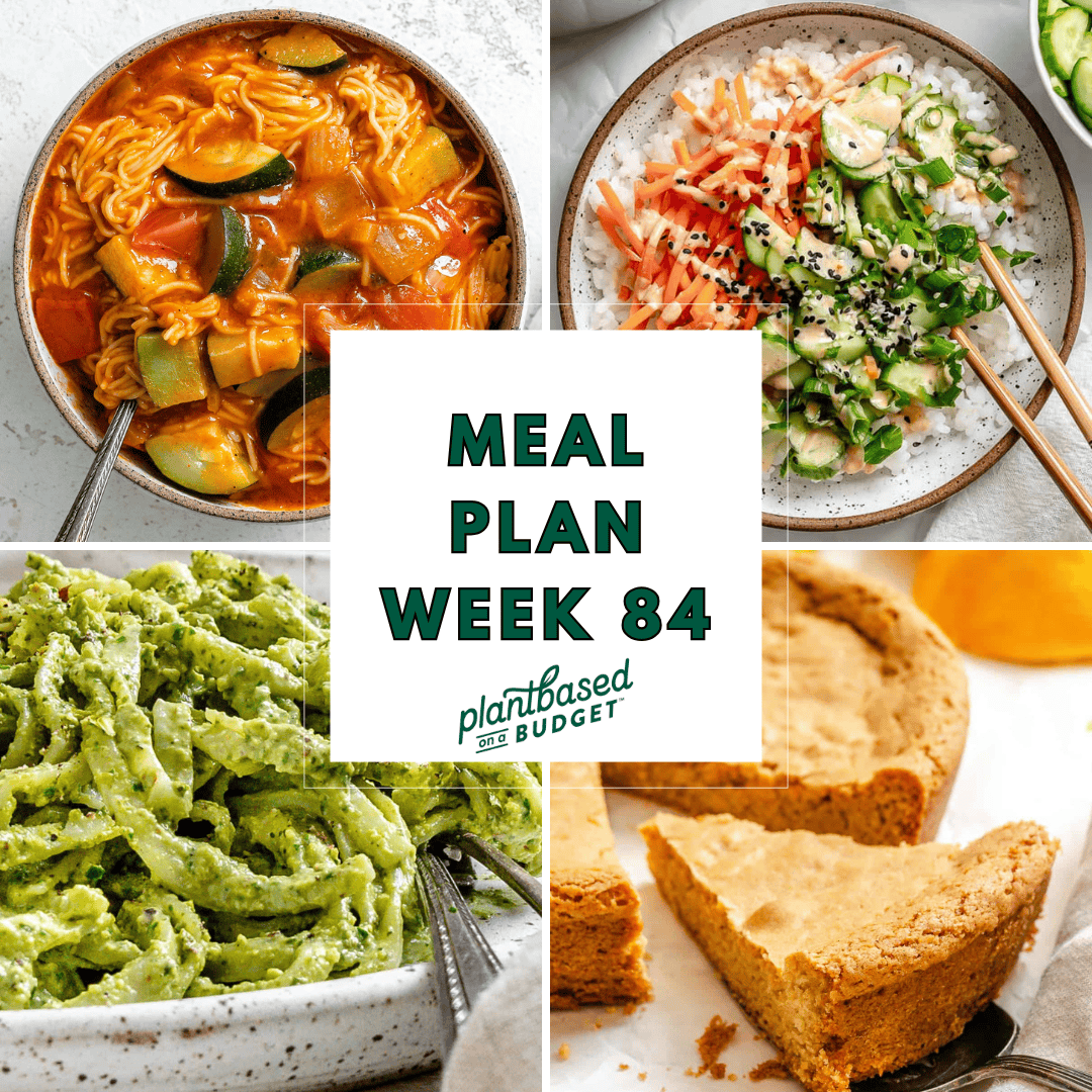 Graphic for Week 84 Meal Plan.