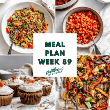 Graphic for Week 89 Meal Plan.