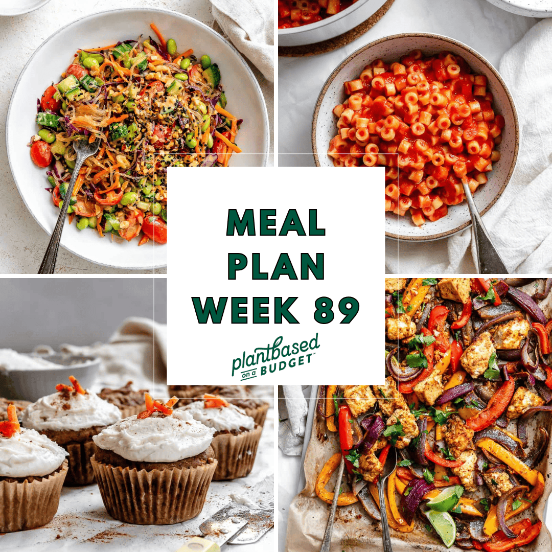 Graphic for Week 89 Meal Plan.
